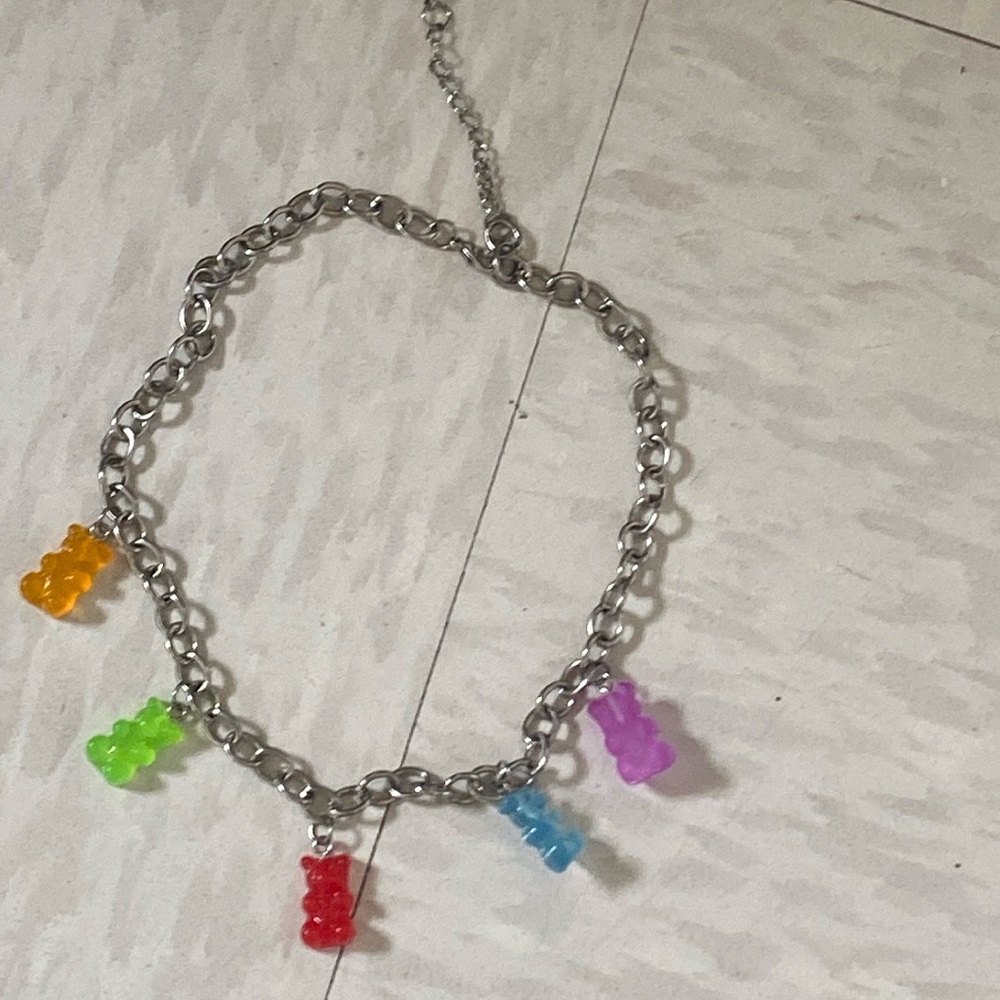 Y2K Gummy Bear Charm Adjustable Chain